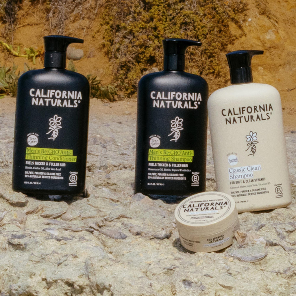California Naturals Daily Vitamin Hair Styler for Frizzy Curly Hair, Light to Medium Hold with Biotin and Volcanic Clay, For Men and Women, Fragrance Free, Sulfate and Paraben Free, 2.5 oz