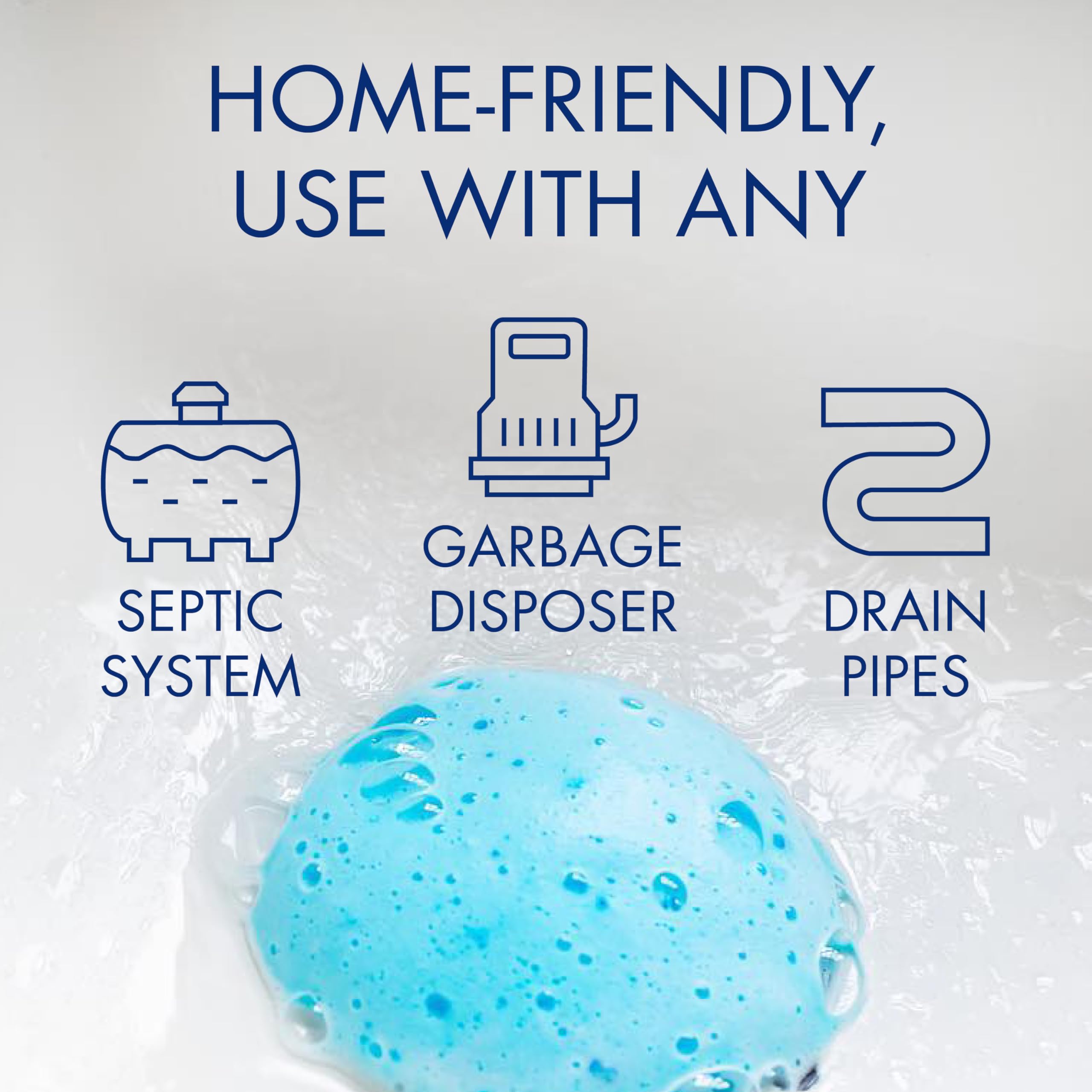 Buy now Glisten Garbage Disposer Cleaner and Freshener, Sink Disposal Odor Eliminator with Foaming Action, Lemon Scent, Made in the USA, 4 Packets at indiglob india