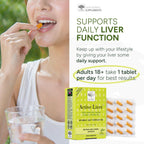 NEW NORDIC Active Liver Daily Support Supplement 90-Day Supply - 90 Tablets | Includes a supply of daily liver supplements, featuring a botanical blend of milk thistle and artichoke in a tablet format