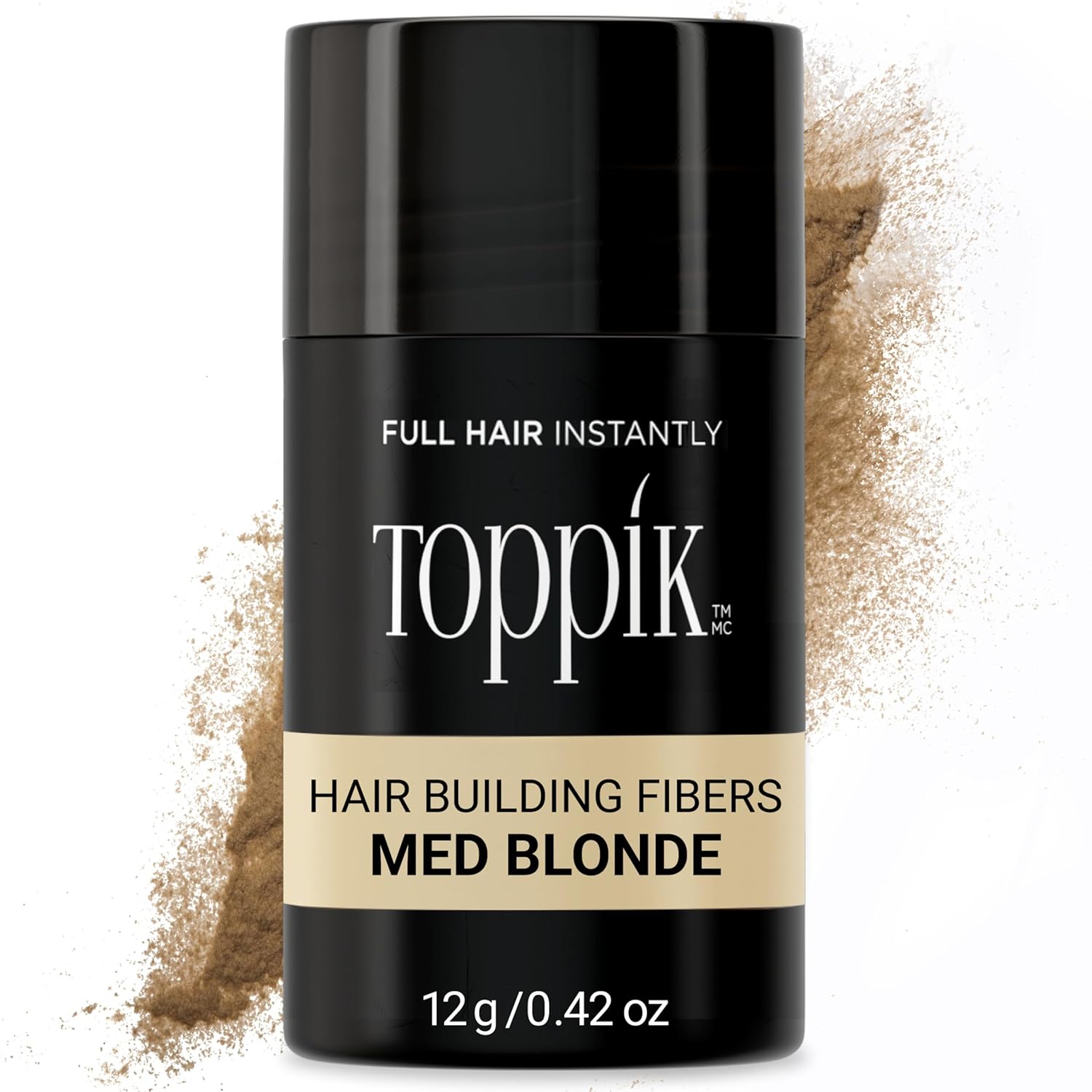 Buy now Toppik Hair Building Fibers, Fill In Fine or Thinning Hair Instantly Thicker, Fuller Looking Hair 9 Shades,4 size options Medium Blonde Medium 12g at indiglob india