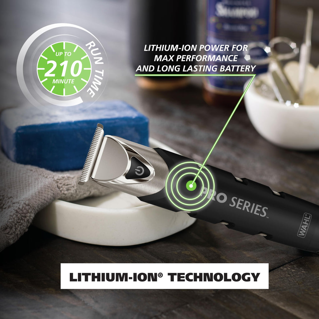 Buy now Wahl USA Pro Series Forever BladeTM Stainless Steel Cordless Rechargeable Beard Trimmer for Men with No Slip Grip & USB Charge Æ’?? Model 3026017 at indiglob india