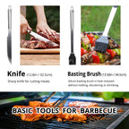 BBQ Utensil Set Stainless Steel Professional Barbecue Accessories