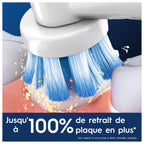 Buy now Oral-B Pro Sensitive Clean Electric Toothbrush Head, X-Shaped & Extra Soft Bristles for Gentle Brushing & Plaque Removal, Pack of 10 Toothbrush Heads, Suitable for Mailbox, White at indiglob india