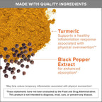 Qunol Turmeric 2250mg + Black Pepper for Enhanced Absorption, 90 Capsules | Extra Strength Curcumin Supplement with 95% Curcuminoids, Supports Joint Health and a Healthy Inflammation Response