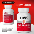 LIPO Ear Ringing Support, Lemon Bioflavonoid Complex, 100 Caplets