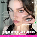 Calphdiar premium imported Bottom Lash Clusters enhance your eyes, adding volume and a dramatic look effortlessly.