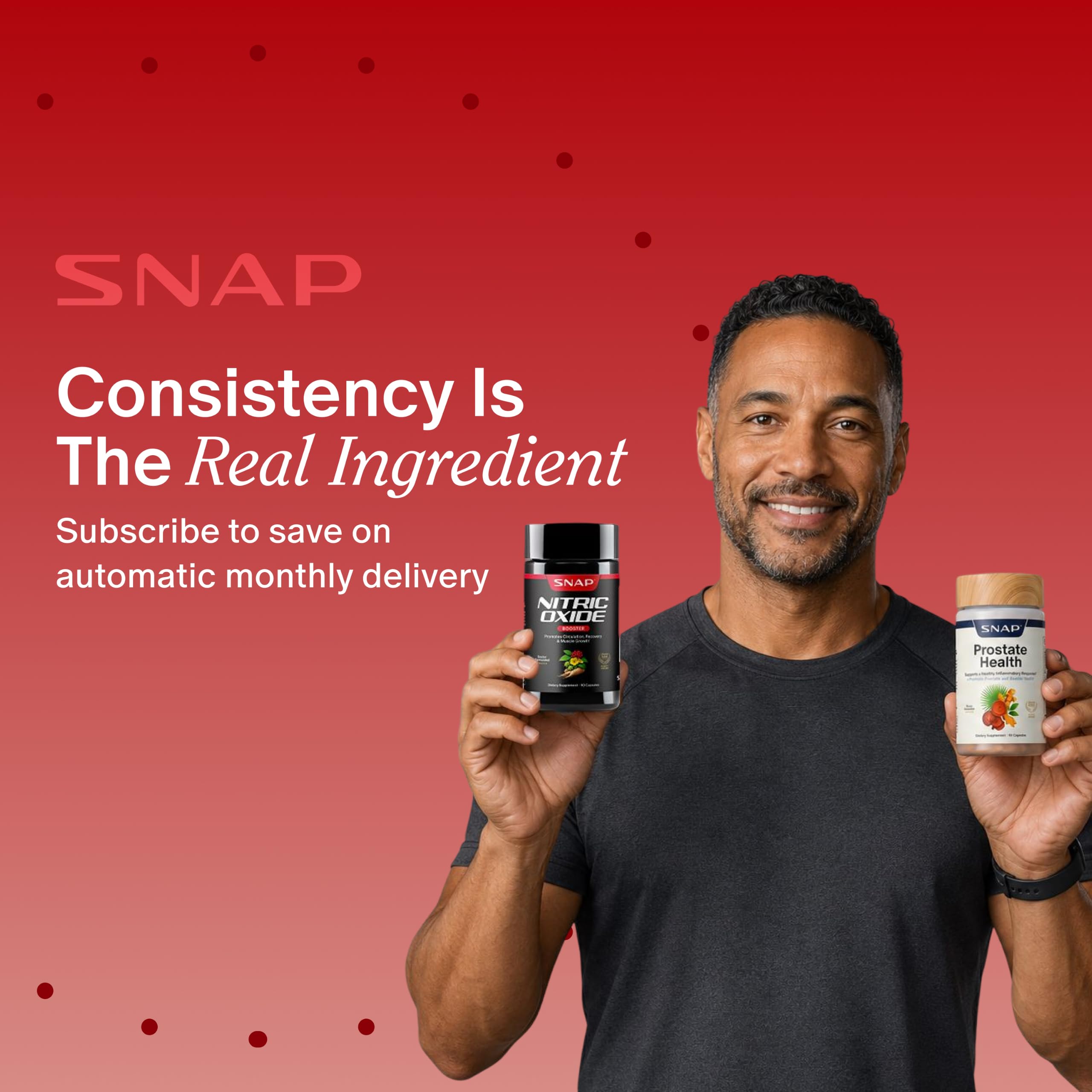 Snap Supplements Prostate Health + Nitric Oxide Booster Bundle, 90+60 Caps | Stinging Nettle, Saw Palmetto for Men, Prostate Support Supplement, Nitric Oxide Supplements for Men, L-Arginine L-Citrulline