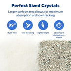 Buy now PetSafe ScoopFree Premium Natural Cat Litter - Eco-Friendly Long-Lasting Litter - High Absorbency & Low-Tracking Design - Non-Clumping Pebbles - 4.2 lb Bag - 2 Pack at indiglob india