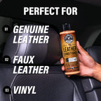 Buy now Chemical Guys Leather Cleaner and Conditioner Kit - 2 Bottles (4 oz Each), Car Cleaner and Conditioner, Safely Cleans & Conditions Leather Car Interiors, Furniture, Shoes, Boots, Bags, Apparel & More at indiglob india