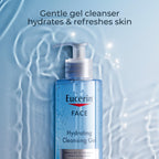 Eucerin Gentle Cleansing Hydrating Gel Cleanser, 13.5 Fl Oz Bottle