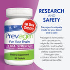 Prevagen Extra Strength Mixed Berry Chewables with Storage Box, 1-Pack | For Your Brain, 1 Month Supply, 20mg Apoaequorin, 50mcg Vitamin D3, 30 Tablets per Bottle