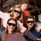 Buy now WOWSUN LED Glasses Light Up Dynamic Party Favor Glasses Festival Christmas USB Rechargeable LED Rave Glowing Flashing Glasses at indiglob india