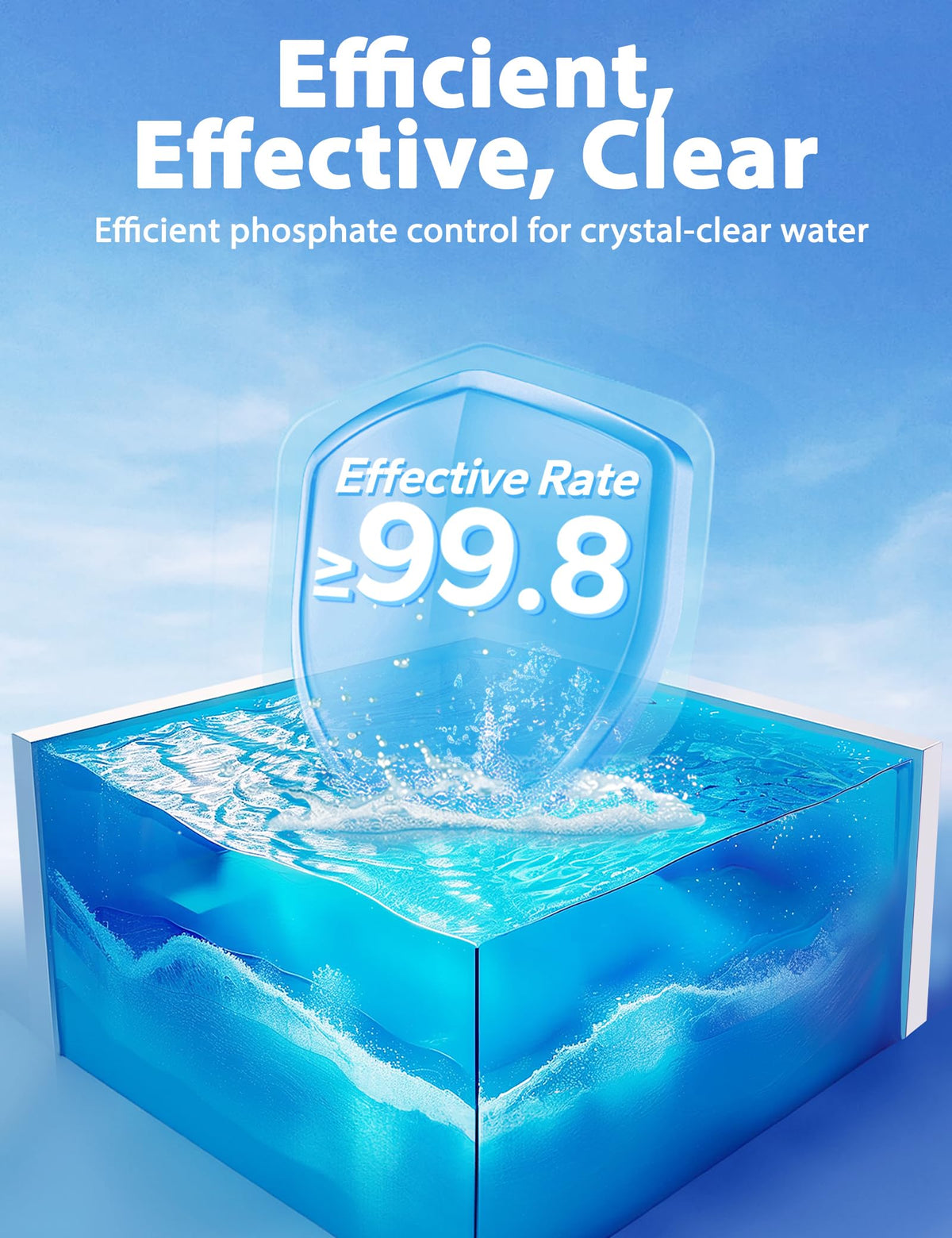 SUMMERBUDDY Pool Phosphate Remover, Fast-Acting Advanced Formula