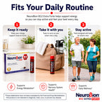 Neurobion Extra Forte B12 10,000 mcg Liquid Dietary Supplement - High Potency B Complex Drinkable Oral Vials for Extreme Energy Support Complex Easy Oral Drinkable10 Vials | High potency drinkable B complex. Supports daily energy and nerve function.