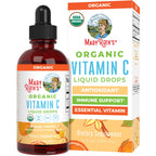 MARYRUTH'S USDA Organic Kids Vitamin C Drops, Immune Support, 2 oz | Vegan, Immune Support Supplement, Overall Health, Vitamin C from Organic Acerola Fruit Extract