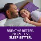 ZzzQuil Sleep Nasal Strips, Clear Nasal Strips, Snoring Relief from Nasal Congestion, Works Instantly, Reduces Nasal Congestion for Less Snoring and Better Sleep, Drug Free, 52 Nasal Strips