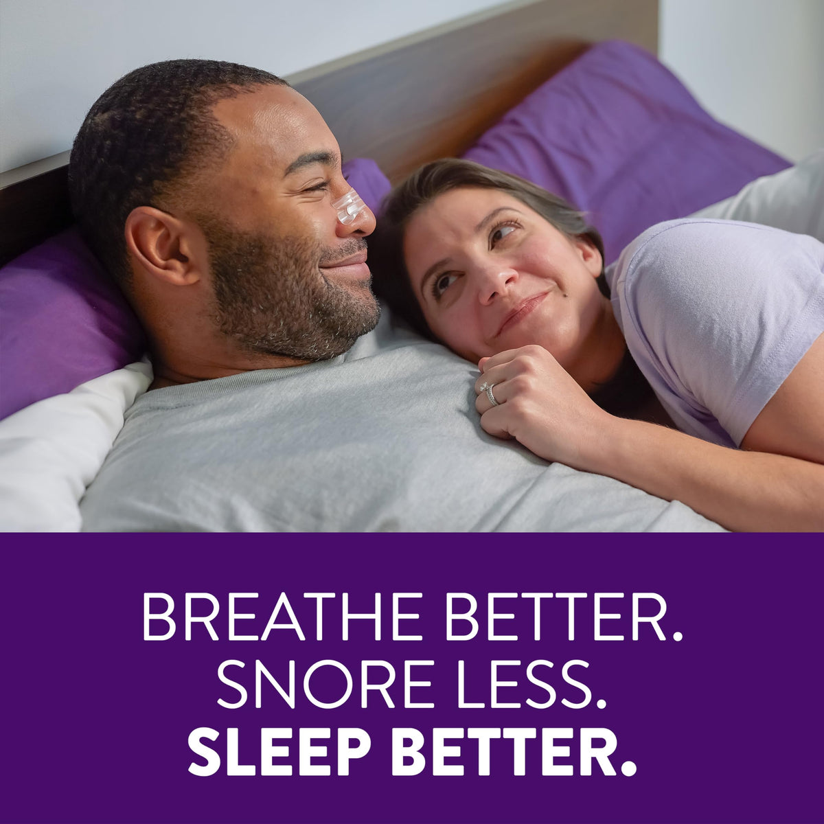 ZzzQuil Sleep Nasal Strips, Clear Nasal Strips, Snoring Relief from Nasal Congestion, Works Instantly, Reduces Nasal Congestion for Less Snoring and Better Sleep, Drug Free, 52 Nasal Strips