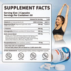 VEV DeepCalm 15-in-1 Magnesium Complex for Women & Men, 120 Caps | 15-in-1 Magnesium Supplement, Sleep, Glycinate & Citrate Vegan Capsules with Ashwagandha & L-Theanine