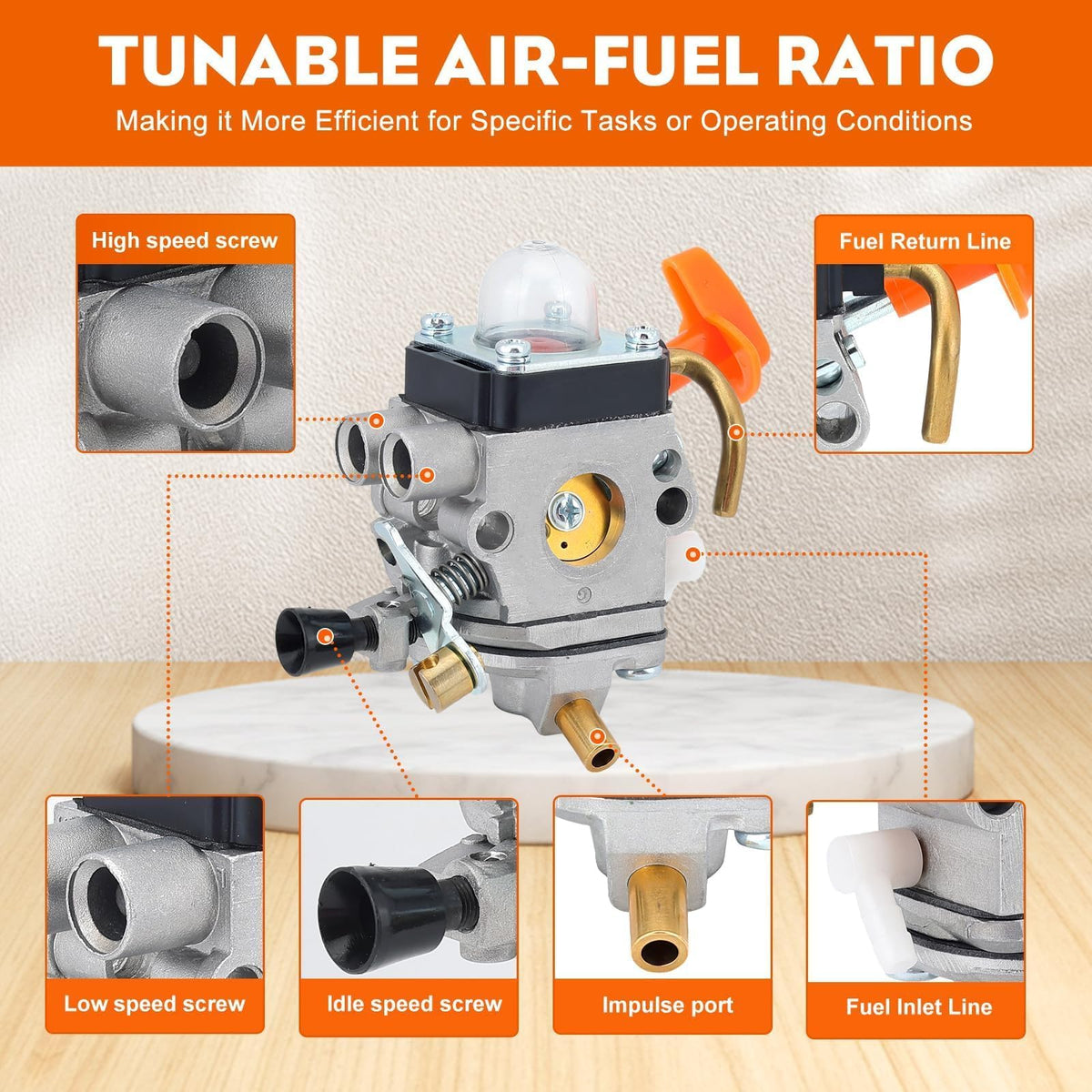 Hipa FS90R Carburetor for STIHL FS90 R FS90 FS110R HT101 FS110 Trimmer