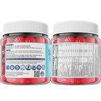 Saffron + Magnesium Glycinate+ Omega-3 - Calm Focus Gummies for Kids 4+, Saffron Extract Supplement w/L-Theanine, Holy Basil, Rosemary, B6, B9,B12, D3 for Happy Mood, Cognition, Nerve, Sugar Free