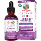 MARYRUTH'S Organic Elderberry Liquid Drops for Adults & Kids, Immunity, 1oz | 150mg Elderberry Extract, Sugar Free, Vegan, Non-GMO