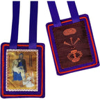 Buy now Scapulars Catholic,Purple Scapular of Benediction and Protection, Scapular of Marie Julie Jahenny, Escapularios Catolicos, Handmade Scapulars Catholic Necklace Gift for Church Religious Decor at indiglob india