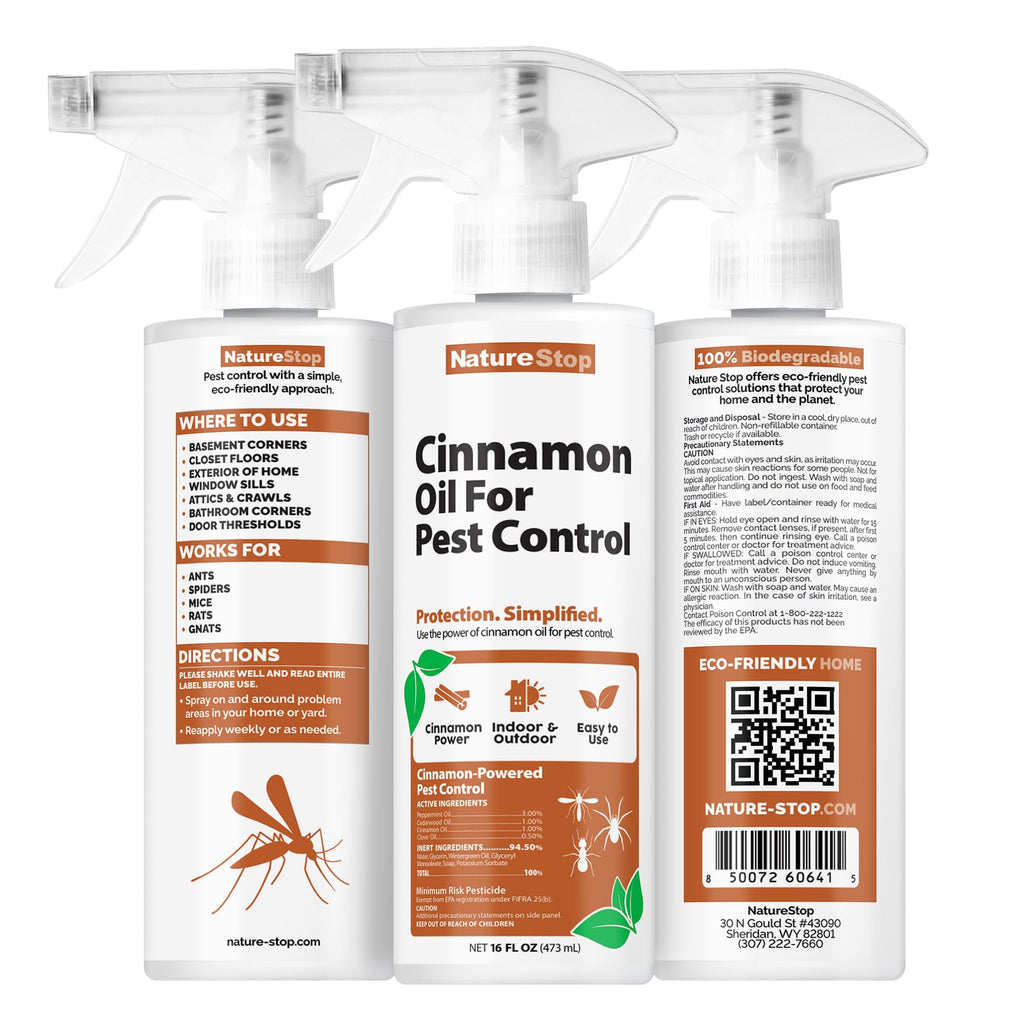 NatureStop Cinnamon Oil for Pest Control (16 oz)