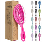 Buy now Ninabella Detangle Hair Brush for Women & Men - Does not Pull - Straightening Brushes for Straight & Curly Hair - Unique Spiral Detangling Hairbrush - Green at indiglob india