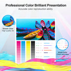 63XL Ink Cartridges Black and Color High Yield for HP Ink 63, Compatible for HP 63XL Ink Cartridge Combo Pack Work for HP OfficeJet 3830 4650 5255 5258 Envy 4520 4512 DeskJet 1112 2130 3630 (2 Pack)