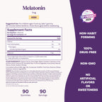 Natrol Kids Melatonin 1mg, for Restful Sleep, 90 Raspberry-Flavored Gummies