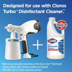 Buy now Turbo Disinfectant Cleaner for Sprayer Devices, Bleach-Free, Kills Cold and Flu Viruses and COVID-19 Virus, 64 Fluid Ounces at indiglob india