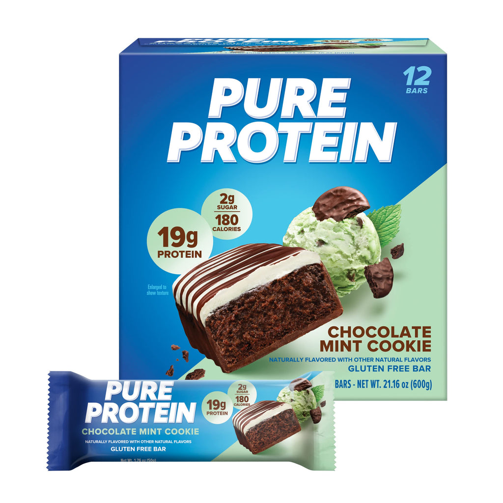 Buy now Pure Protein Chocolate Peanut Caramel Protein Bars â€“ 20g Protein, 3g Sugar, 190 Calories (12 count) Low Sugar* High Protein Snack - Gluten Free - Perfect for a Healthy Snack at indiglob india