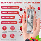 zooone- NAD+ Supplement 30pcs, Premium Nicotinamide Riboside & Resveratrol, DNA Repair & Healthy Aging， Advanced NAD Supplement for Men & Women, Boosts Cellular Energy.