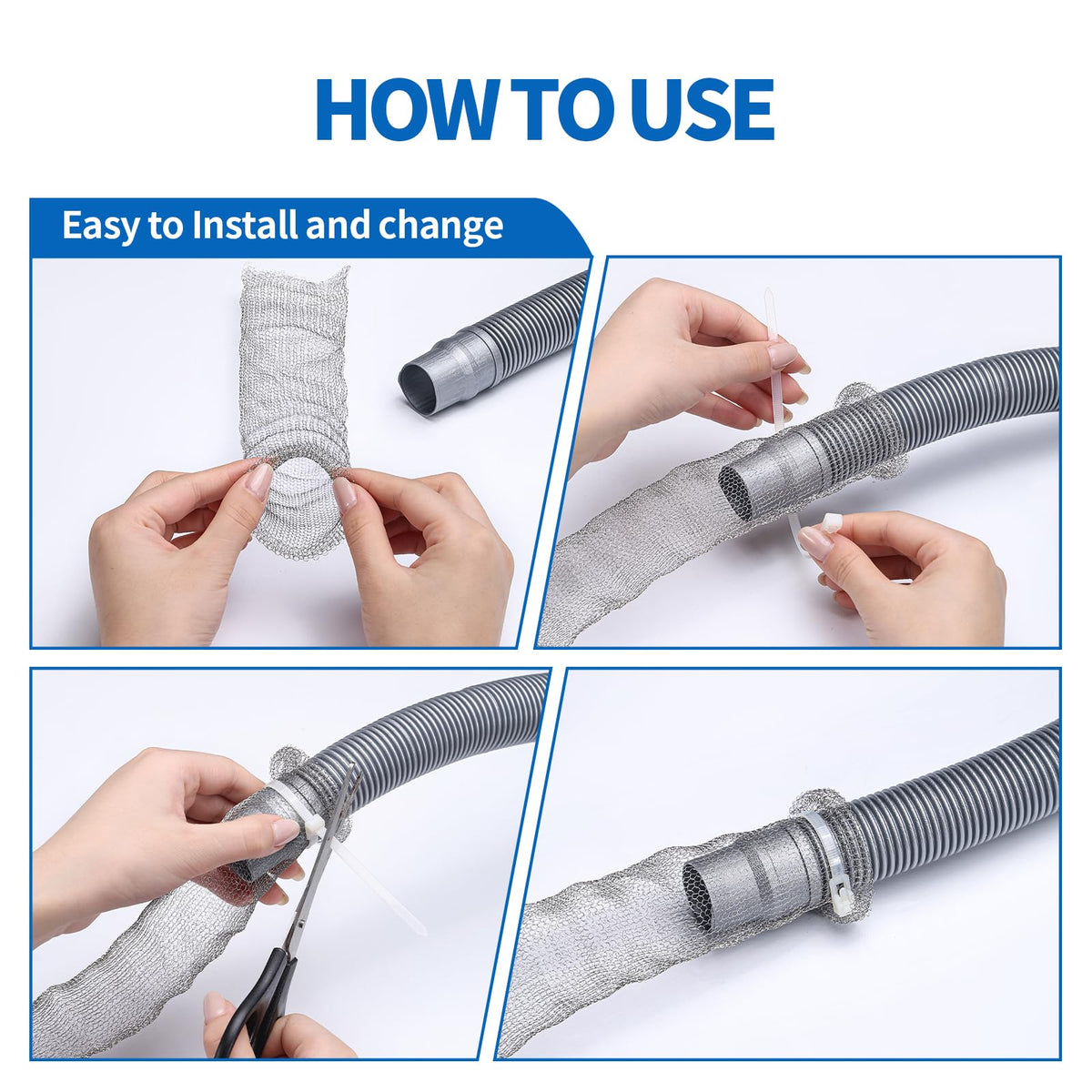 SUNHE YHK Lint Traps for Washing Machine, 40 Pieces