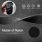 Buy now Abanen Hook and Loop Quick Dry Watch Band for Fenix 8 47mm/ epix Pro 47mm / Fenix 7/6/5, 22mm Woven Nylon Ultralight Sport Wristband Strap for Garmin Instinct 2, Instinct 3 45mm at indiglob india