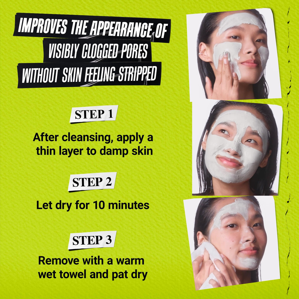 Buy now Kiehl's Rare Earth Pore Minimizer Face Mask, with Bentonite and Amazonian White Clay and Allantoin, Oil Absorbing Facemask for Normal to Oily Skin - 4.2 fl oz at indiglob india