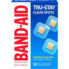 Buy now Band-Aid Brand Tru-Stay Clear Spots Bandages for Discreet First Aid, All One Size, 50 Count at indiglob india