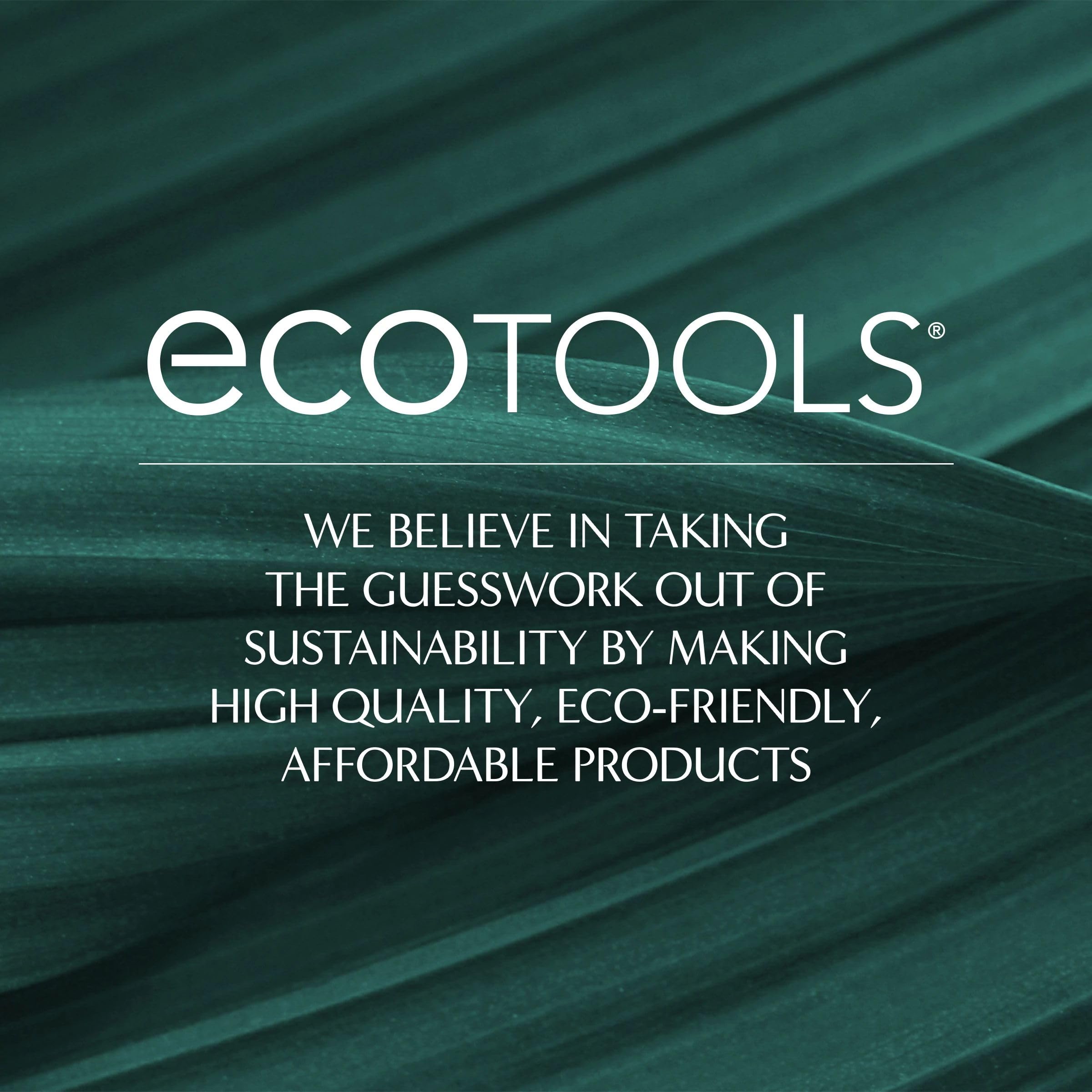 EcoTools Makeup Brush Cleanser + Sponge Shampoo, Fragrance-Free, 8 Fl Oz | Cleaner brushes and sponges, makeup brush soap for daily washing, beauty blender cleaner, plant based, sulfate free