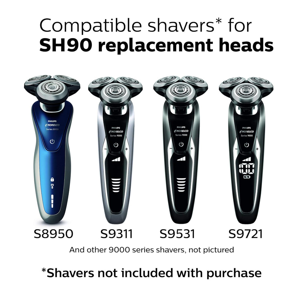 Buy now Philips Norelco Replacement Shaver Head for Series 9000, SH90/62 at indiglob india