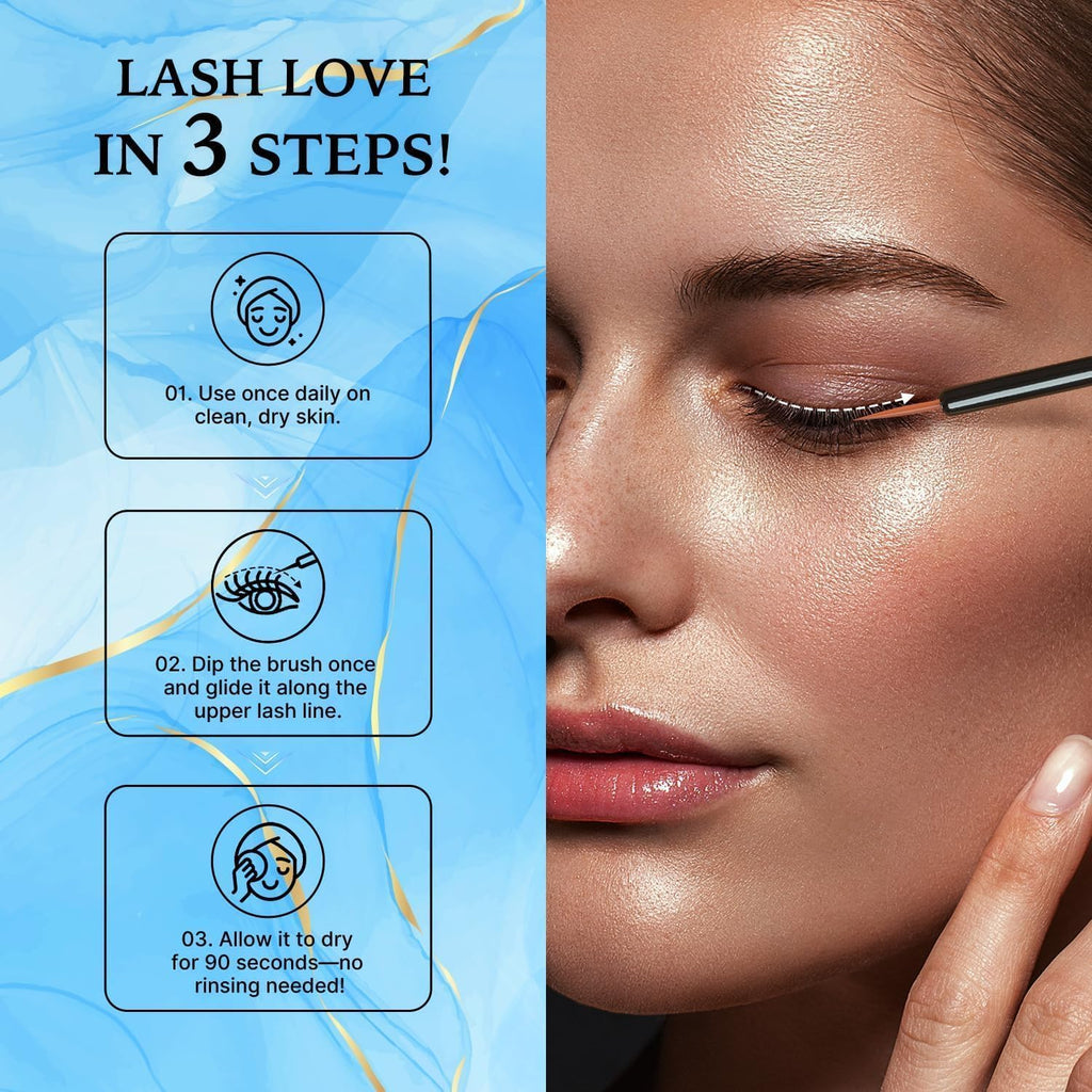 VieBeauti EyeLash Growth Serum for Longer Fuller Thicker Looking Lashes 5 mL