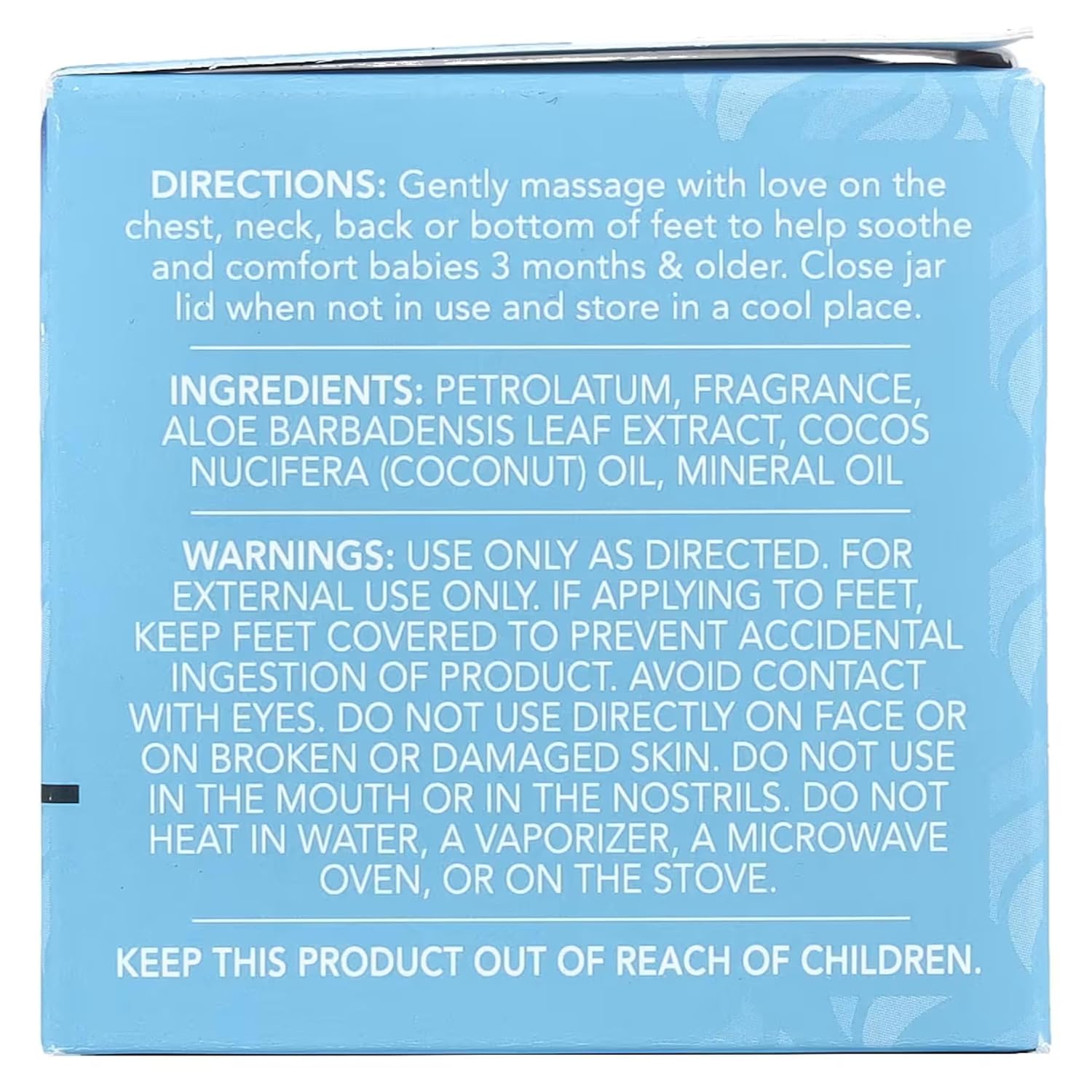 Buy now Vicks BabyRub Soothing Chest, Neck and Back Ointment 1.76 Ounce at indiglob india