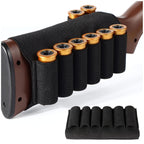 8 Round Tactical Shotgun Shell Holder, 12/20 Gauge Ammo Shotgun Buttstock Shell Holder, Shotgun Accessories for Hunting
