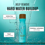 Malibu C Hard Water Wellness Shampoo - Hydrating, Sulfate-Free Hair Care for Hard Water - Removes Minerals and Buildup (9 oz) | Hydrating, Sulfate-Free Detox Shampoo for Hard Water, Gently Removes Minerals & Buildup, Vegan & Cruelty-Free Hair Care