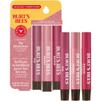 Burt's Bees Lip Shimmer Nude Collection, Tinted Lip Balm, 0.09 oz., 3 Tubes | Moisturizing for All Day Hydration, Natural Glowy Pigmented Finish, Buildable Color, 3 Warm Shades