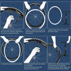 2-PCS 20" Bike Tubes 20x1.75/2.125 Premium Butyl Bike Tire Tubes