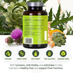 NEW Nordic Active Liver Support Gummies Supplement 180-Day Supply (3 Pack) | Sugar-free botanical gummies made with milk thistle extract and globe artichoke for daily routine integration
