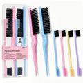 Aigee Slick Back Hair Brush & Edge Brushes and Combs Set,6Pcs in box