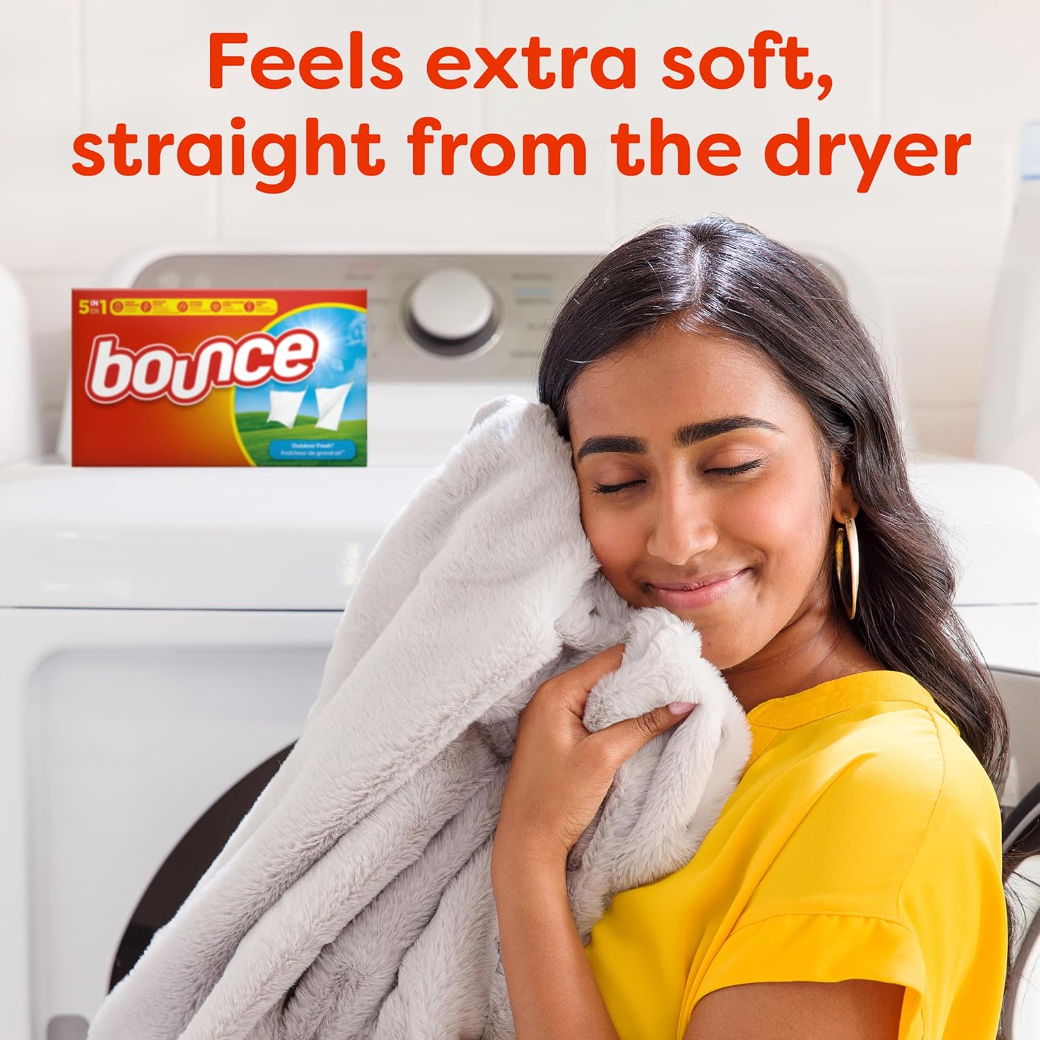 Buy now Bounce Dryer Sheets Laundry Fabric Softener, Outdoor Fresh Scent, 240 Count at indiglob india