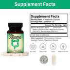 3Biome Natural Probiotic Supplement for Gut Health, Vegan, Gluten-Free | With Smart Probiotics to Improve Digestion and Regularity While Easing Gas, Bloating, and Stomach Discomfort, 30-Day Supply