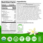 Buy now Orgain Organic Vegan Protein + 50 Superfoods Powder, Vanilla Bean - 21g Plant Based Protein, 8g Prebiotic Fiber, No Lactose Ingredients, Gluten Free, No Added Sugar, Non-GMO, 2.02 lb at indiglob india